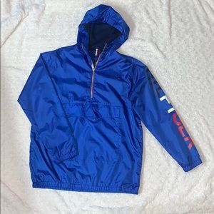 Blue Tommy Hilfiger wind breaker